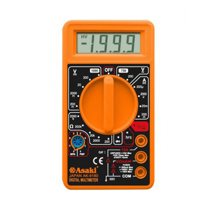 Đồng hồ đo điện vạn năng Asaki AK-9180