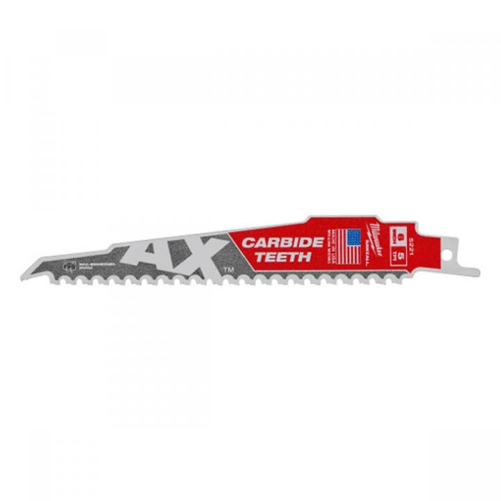 Lưỡi cưa kiếm gỗ AX Carbide Milwaukee 48-00-5221 T5-150.24mm