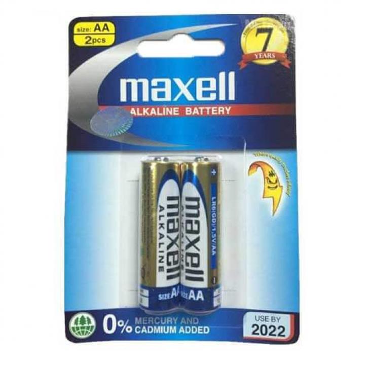 Pin Maxell Alkaline AA 2 viên/ vỉ