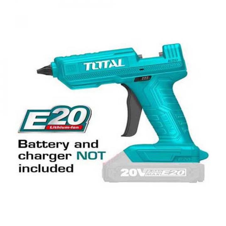 Súng bắn keo dùng pin Lithium E20 Total TGGLIE2001