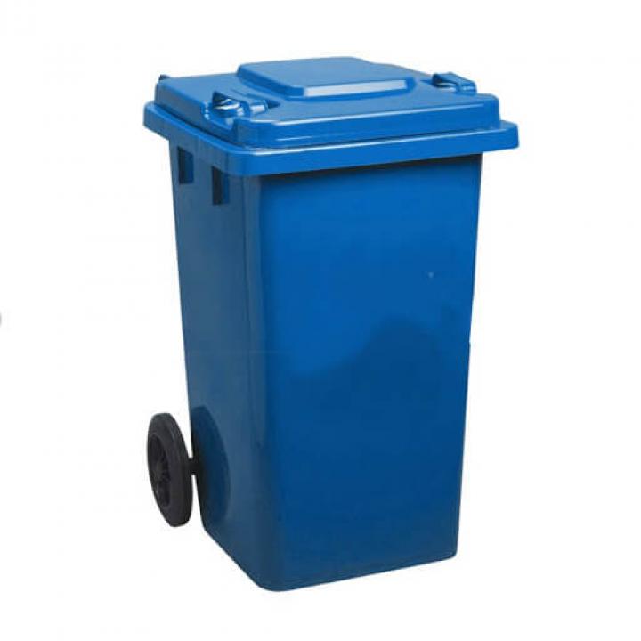Thùng rác nhựa xanh dương Vietclean B-240BT 240L