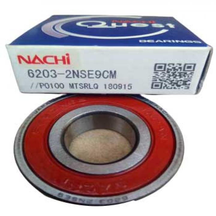 Vòng bi tròn có rãnh sâu nắp nhựa Nachi 6203-2NSE9CM