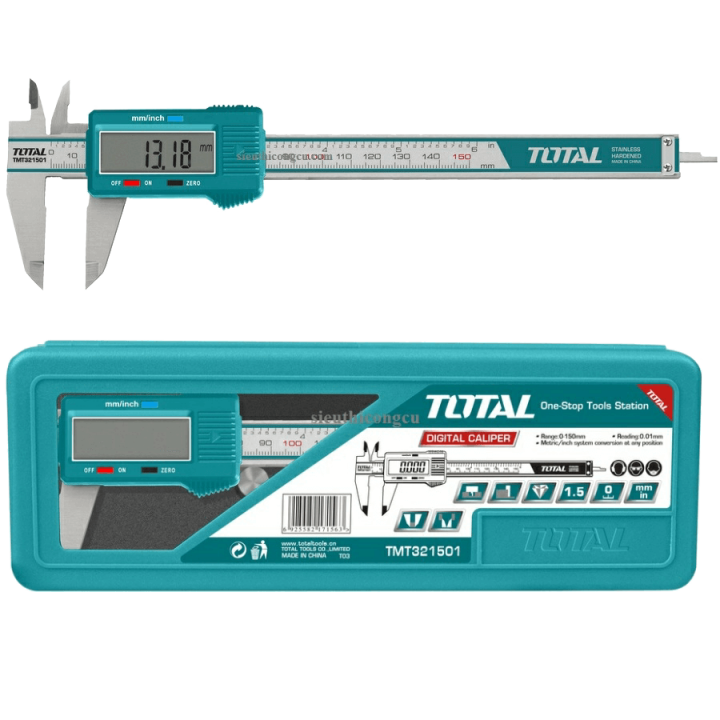 Thước cặp điện tử Total TMT321501 0-150 mm