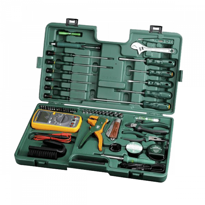 Bộ dụng cụ sửa chữa điện 53 chi tiết Sata 09535