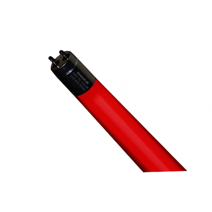 Bóng đèn LED tuýp màu đỏ Duhal DHA801R