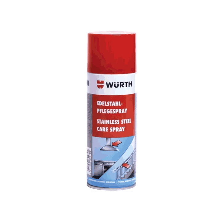 Chai xịt làm sạch bề mặt Stainless Steel Care Spray Wurth 0893121