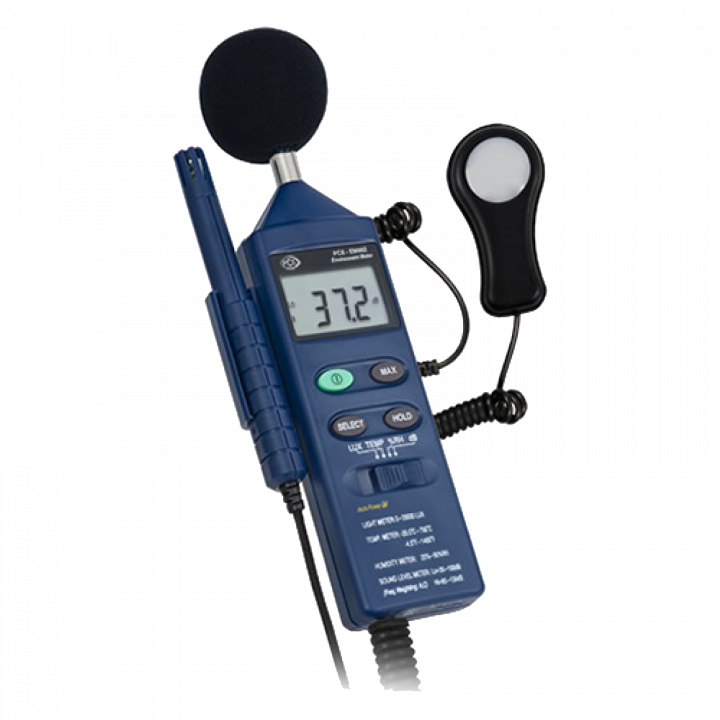 Máy đo ánh sáng,độ ồn, độ ẩm, nhiệt độ PCE EM 882